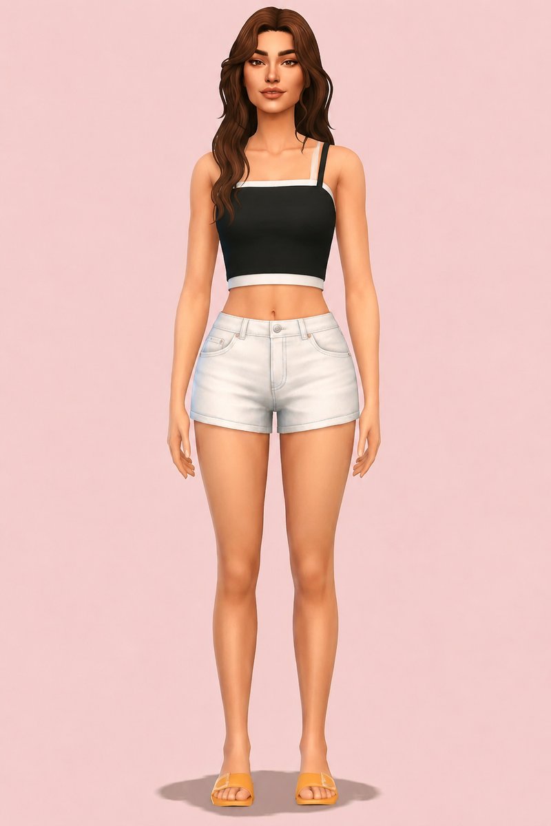 F03 clothes custom content (CC) for Sims 4 by nickname_sims4