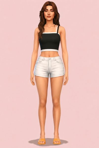 F03 clothes custom content (CC) for Sims 4 by nickname_sims4
