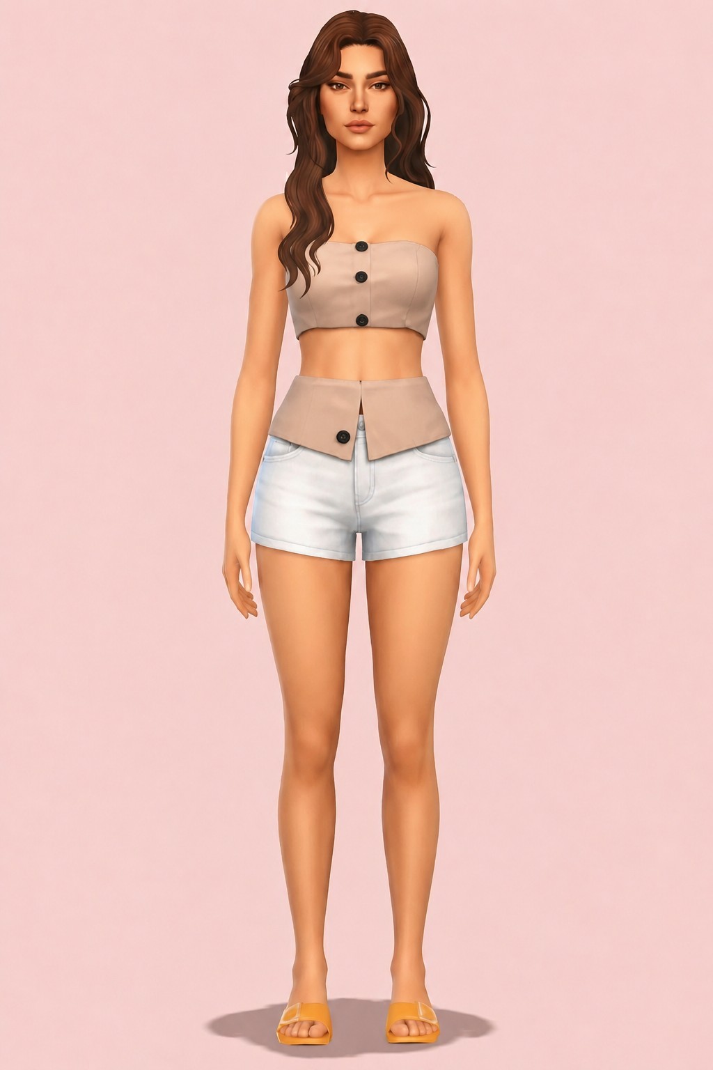 F01 clothes custom content (CC) for Sims 4 by nickname_sims4