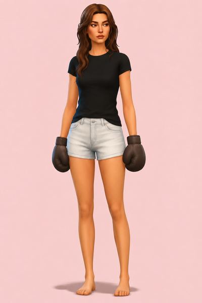 streetwear style Sims 4 CC — example render