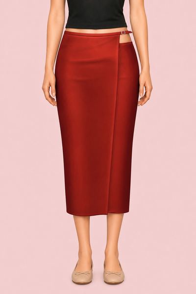 bella midi skirt custom content (CC) for Sims 4 by arethabee