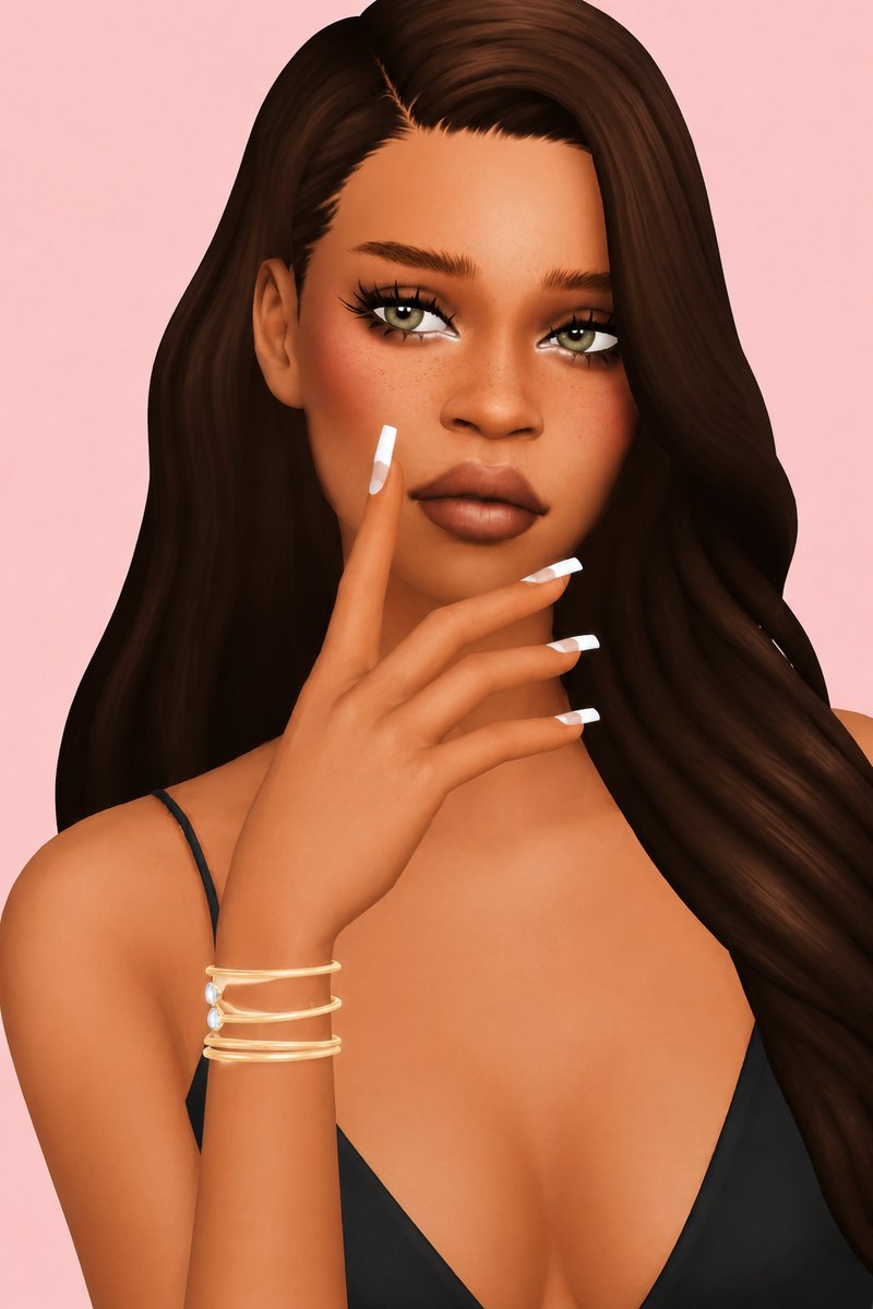 Beatrice Bracelet custom content (CC) for Sims 4 by arethabee