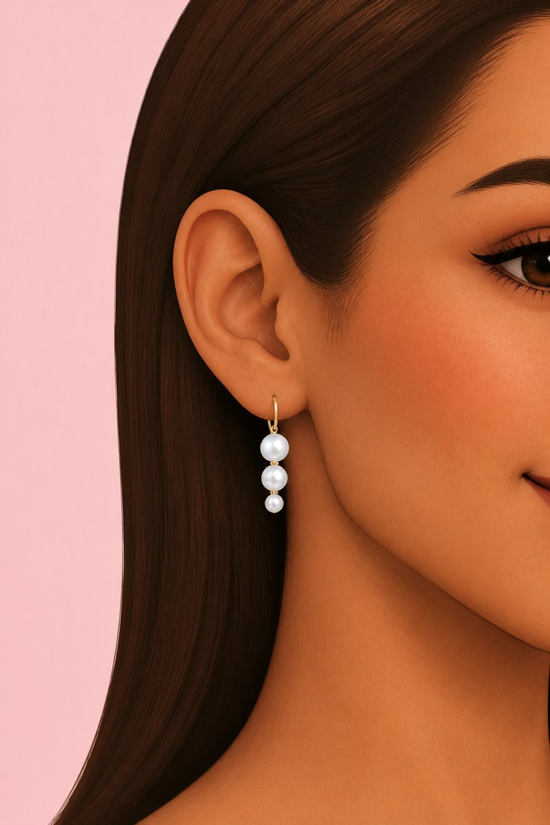 Giselle Earrings custom content (CC) for Sims 4 by arethabee