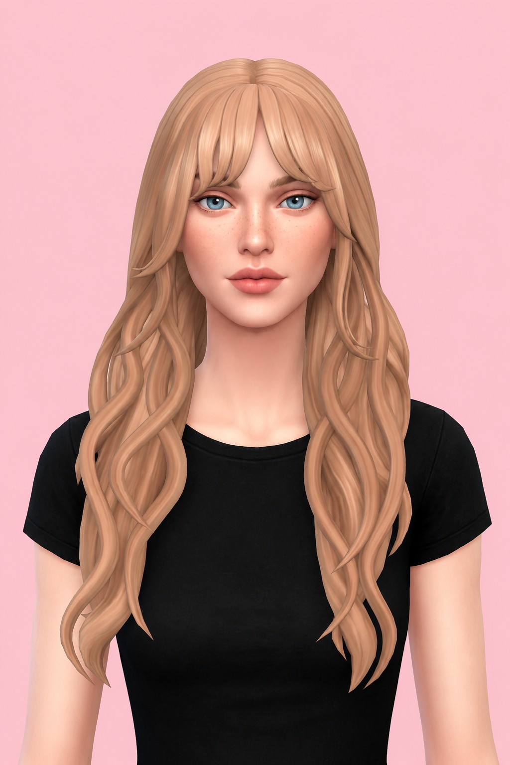 maeve hair custom content (CC) for Sims 4 by arethabee