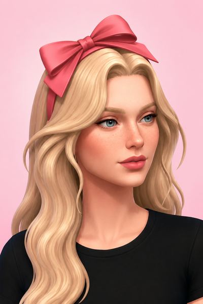 Adora Bow custom content (CC) for Sims 4 by nolansims