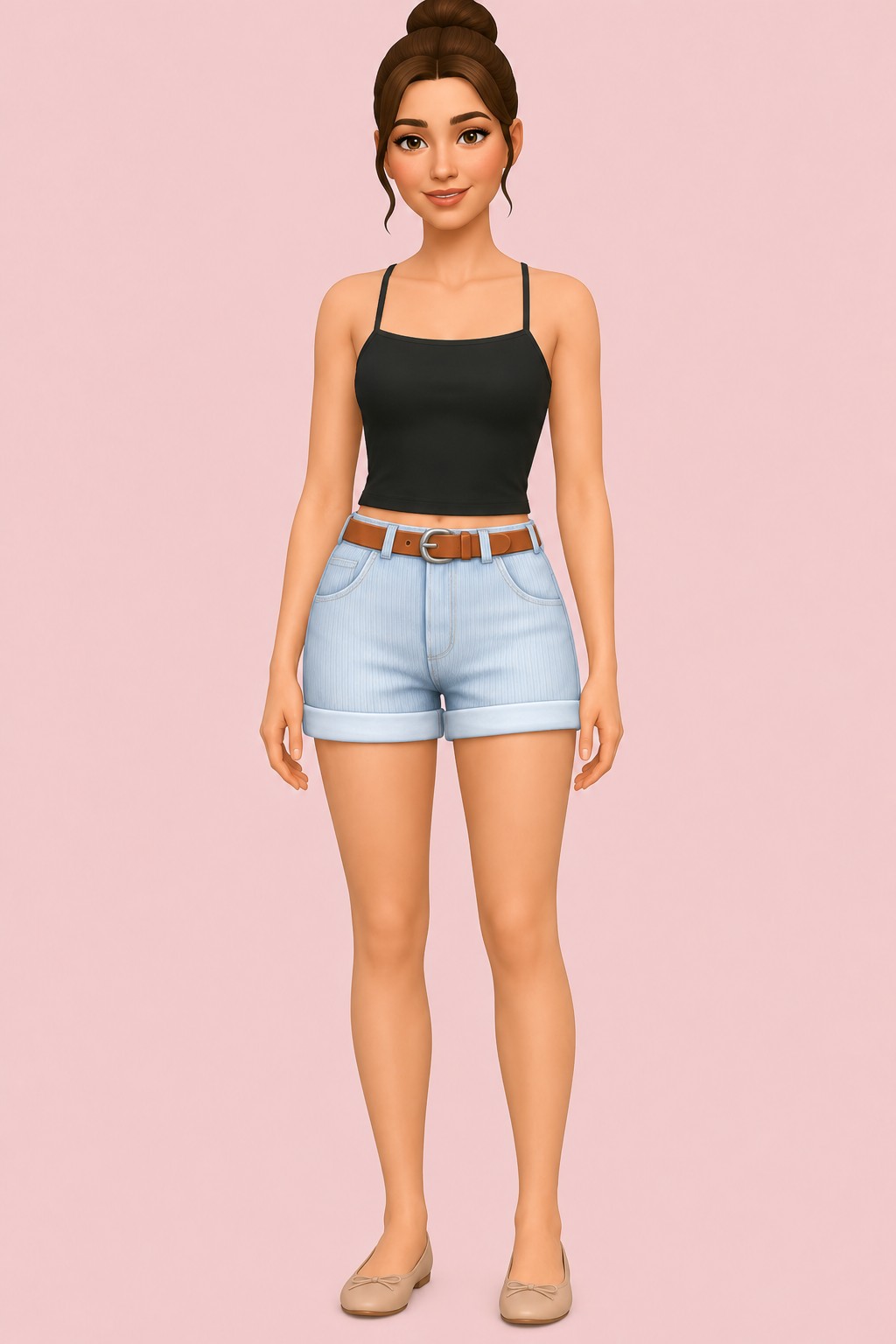 Acorn Shorts custom content (CC) for Sims 4 by nolansims
