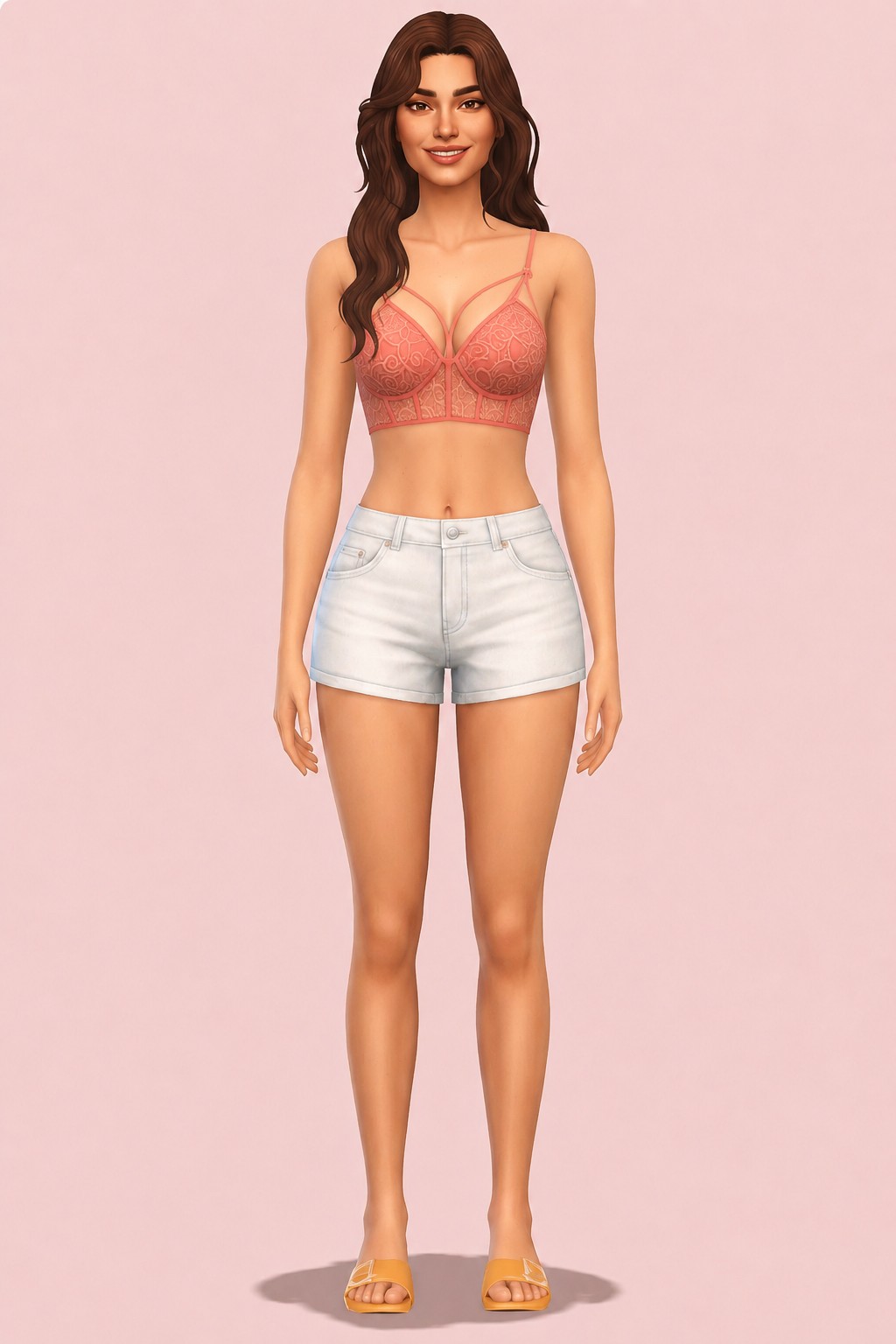 Convergence of Chic Bralette custom content (CC) for Sims 4 by nolansims