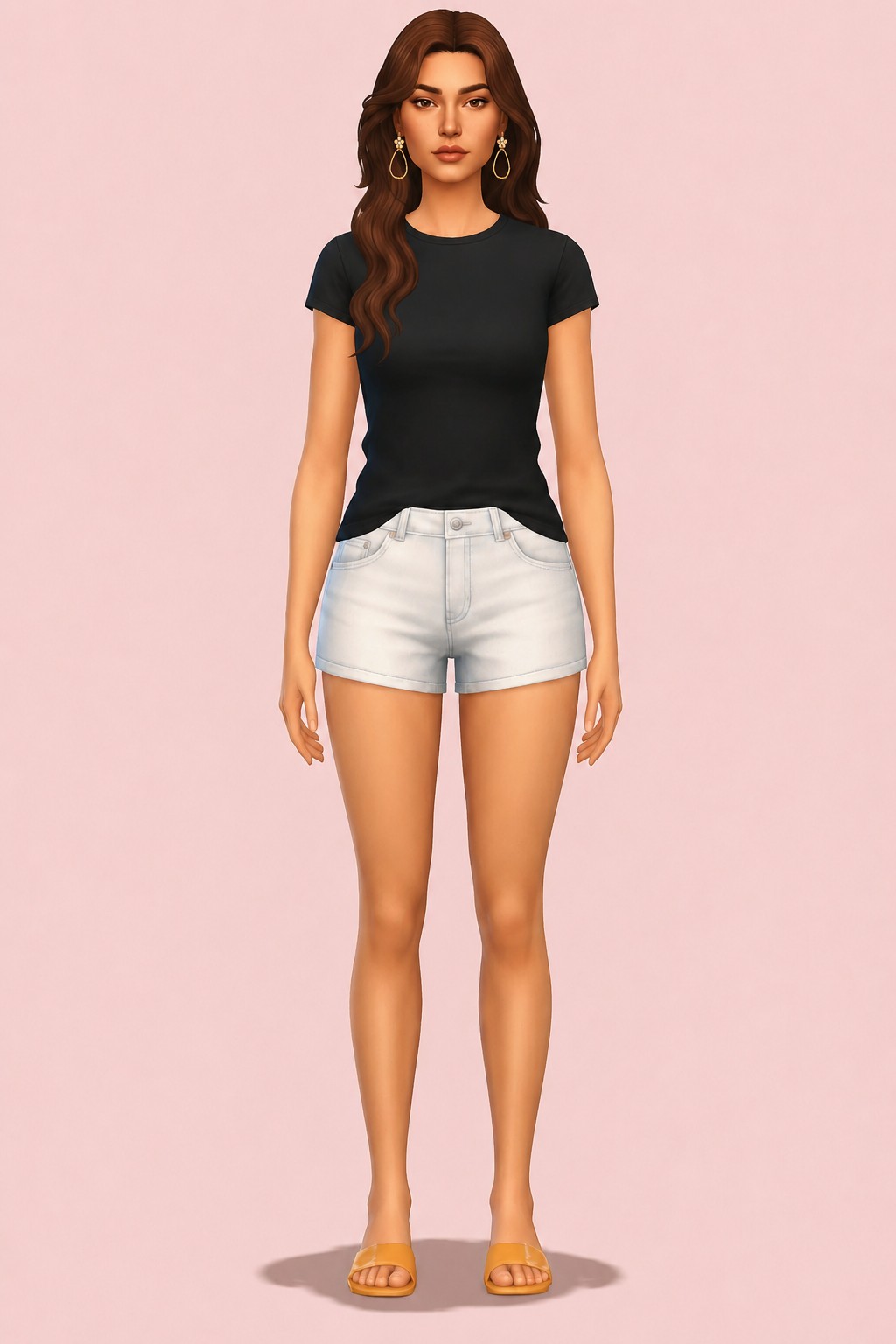 Floral Dangles custom content (CC) for Sims 4 by nolansims