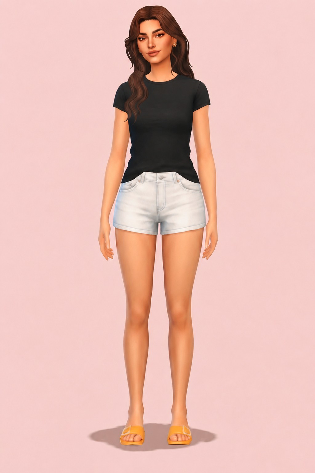 Floral Studs custom content (CC) for Sims 4 by nolansims