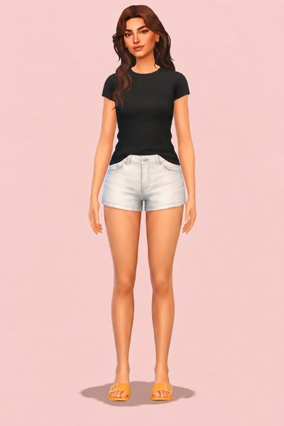 Floral Studs custom content (CC) for Sims 4 by nolansims