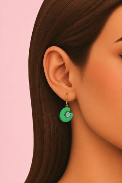 Floral Earrings Daisy custom content (CC) for Sims 4 by nolansims