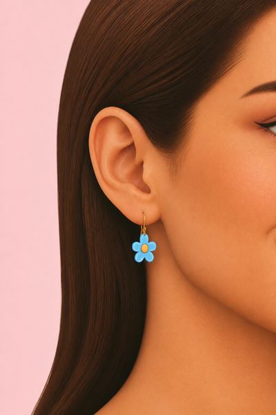 Tulip Earrings custom content (CC) for Sims 4 by nolansims