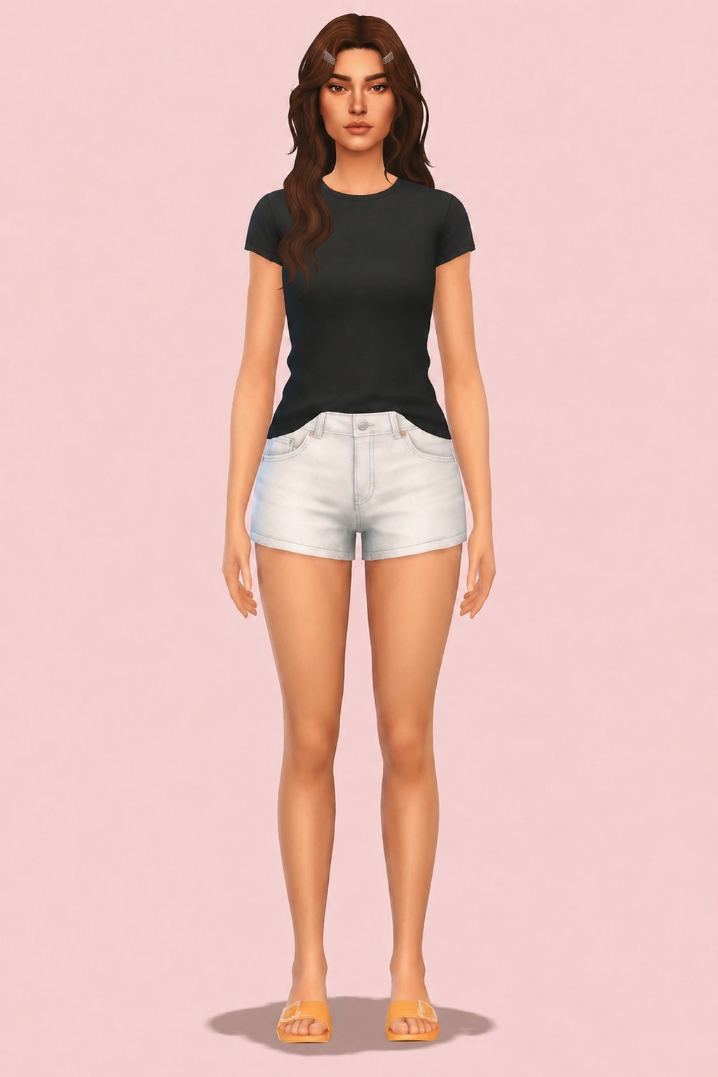 Imani Hair Clips custom content (CC) for Sims 4 by nolansims