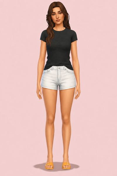 Body Scars Freckles custom content (CC) for Sims 4 by nolansims