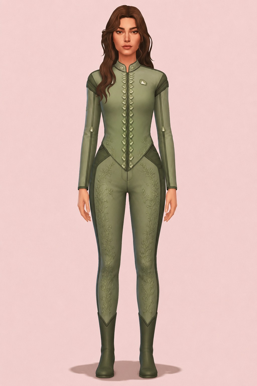 Skyhold Outfit custom content (CC) for Sims 4 by nolansims