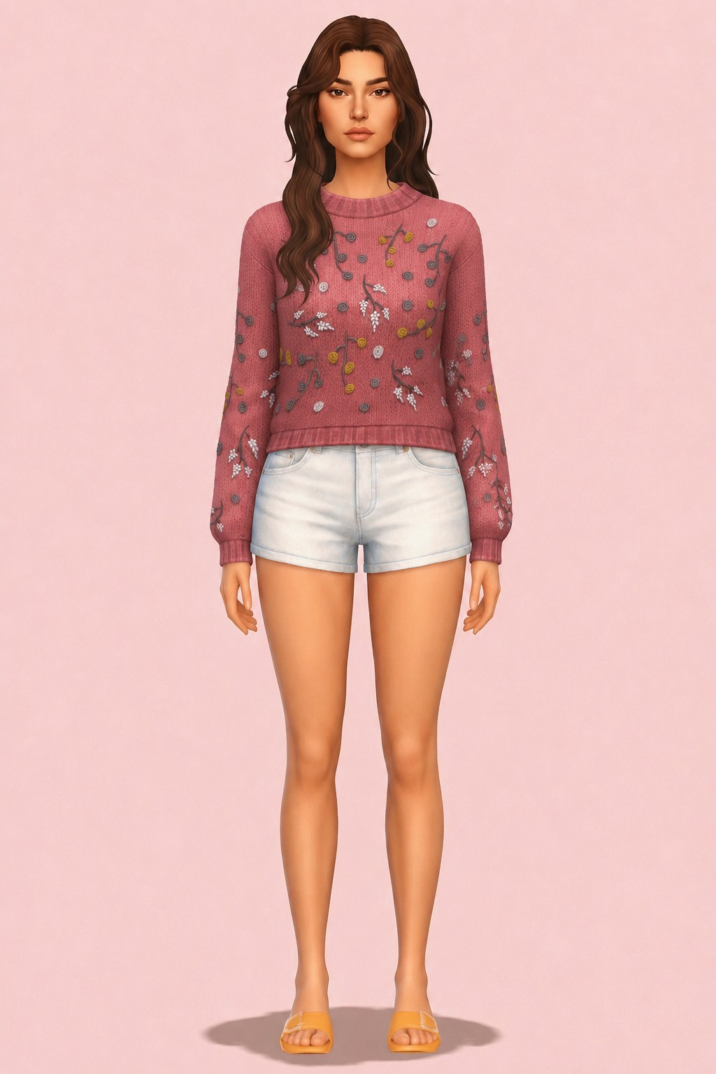 Mocked Mulberry Sweater custom content (CC) for Sims 4 by nolansims