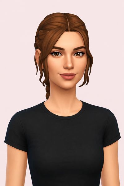 Juniper Braid custom content (CC) for Sims 4 by nolansims