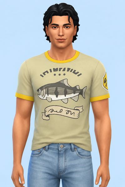 streetwear style Sims 4 CC — example render