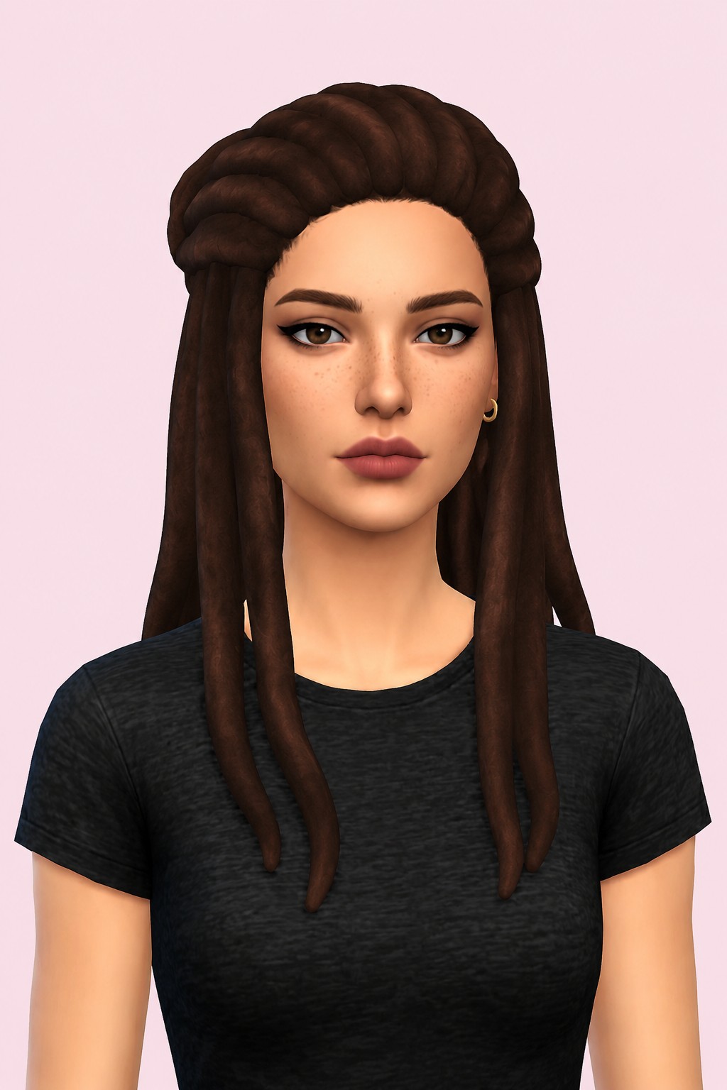 Nouk Dreads Retexture custom content (CC) for Sims 4 by nolansims