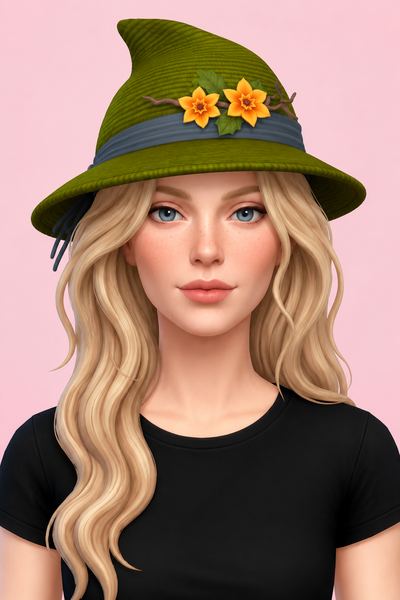 Charming Chapeau custom content (CC) for Sims 4 by nolansims