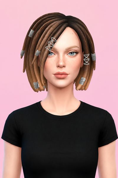 hair Sims 4 CC — example render