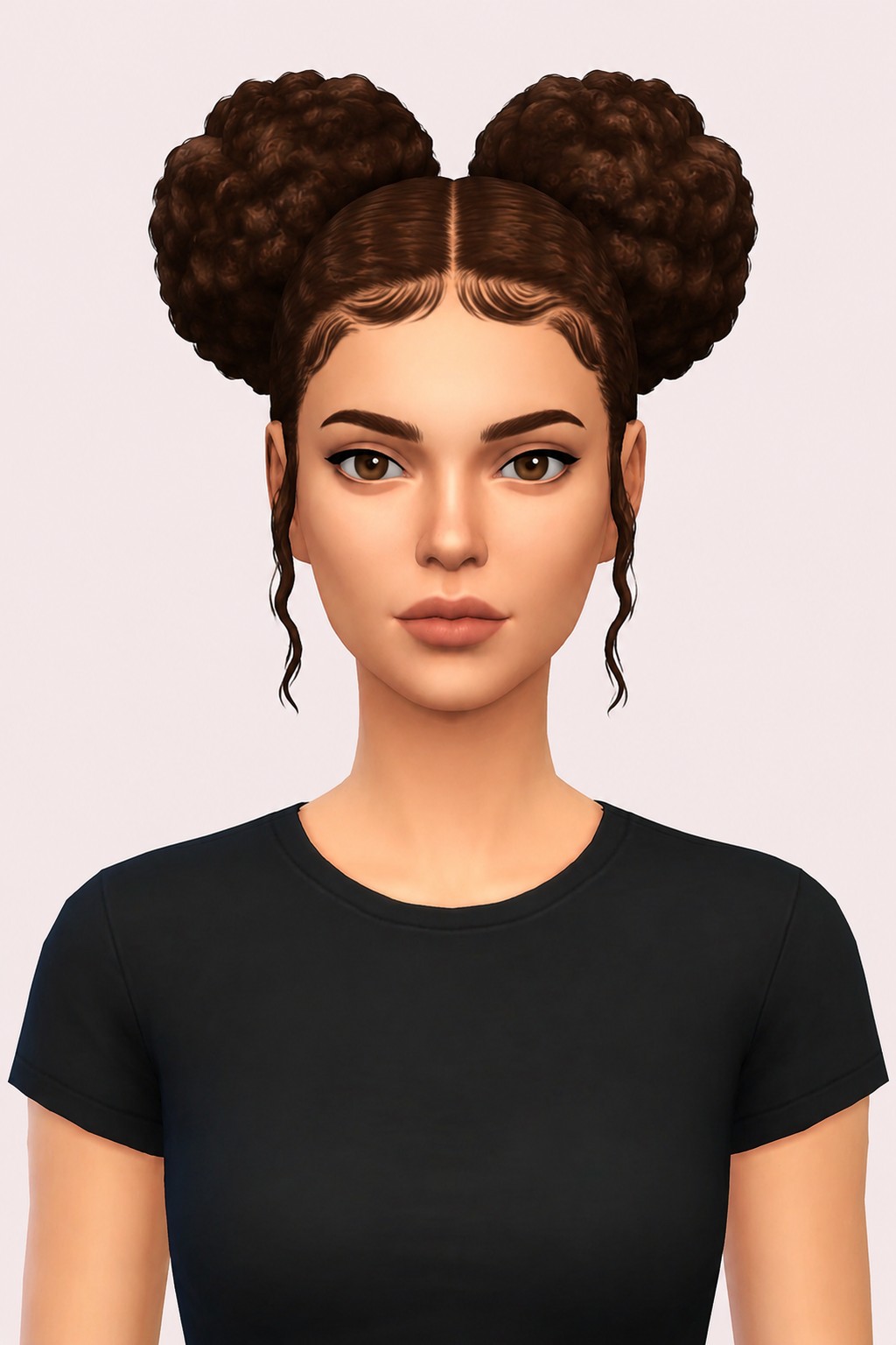 Phaedra Hair custom content (CC) for Sims 4 by aharris00britney