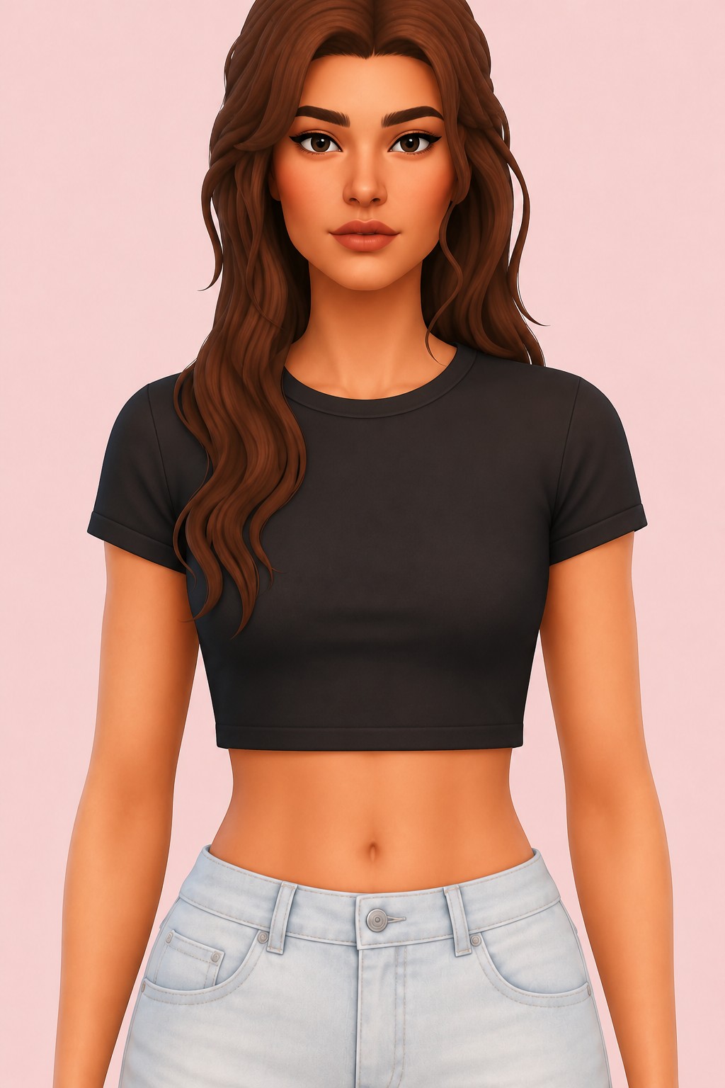 Flair Tee custom content (CC) for Sims 4 by icecreamforbreakfast
