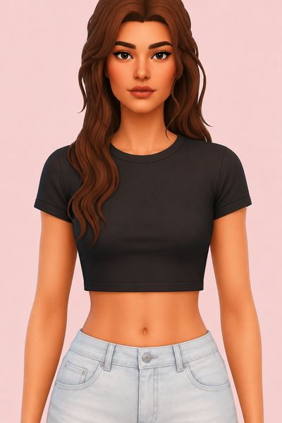 Flair Tee custom content (CC) for Sims 4 by icecreamforbreakfast