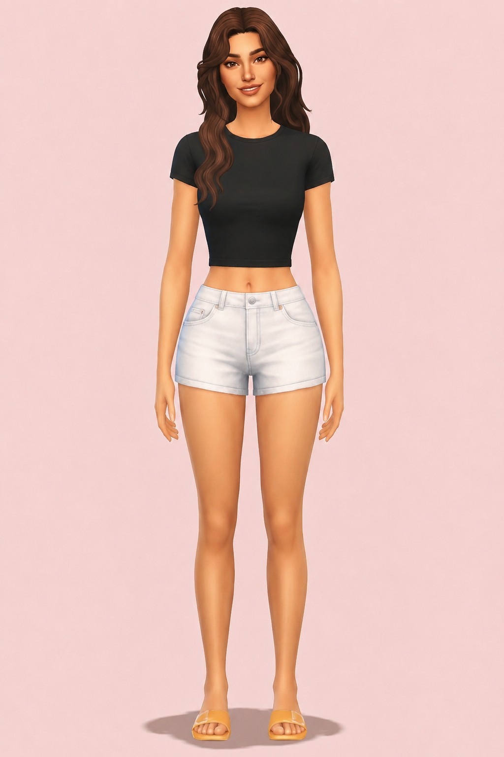 Mrs Summer Top custom content (CC) for Sims 4 by joliebean