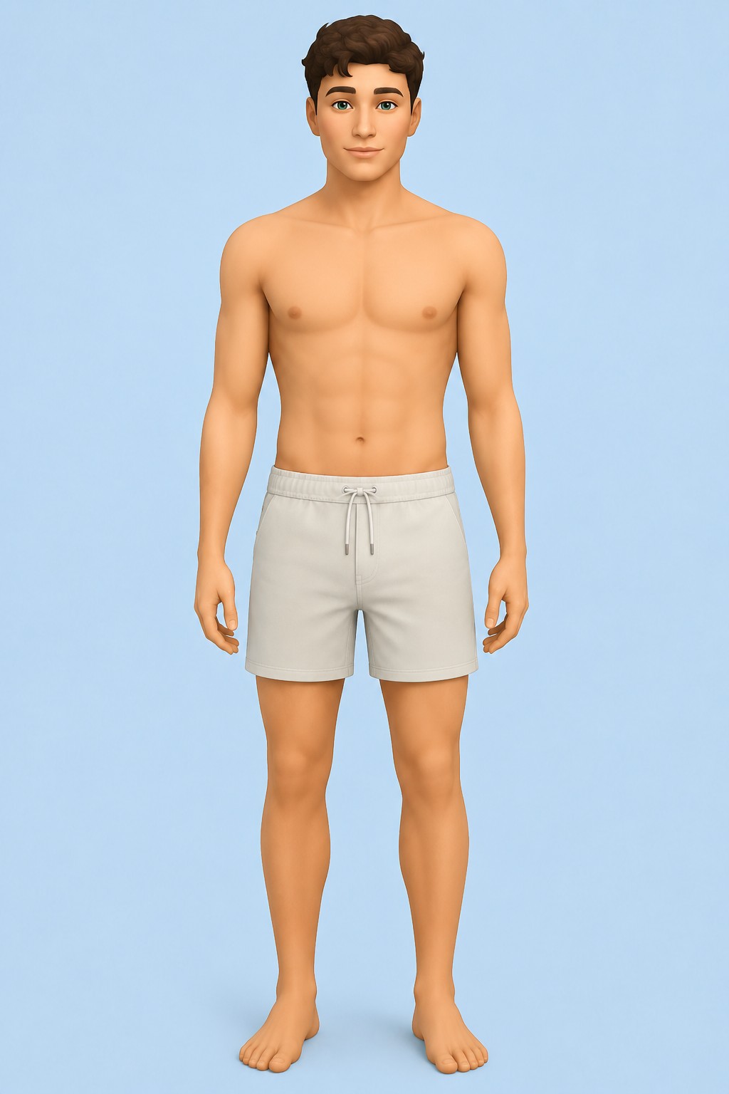 Mr Summer Swimtrunks custom content (CC) for Sims 4 by joliebean