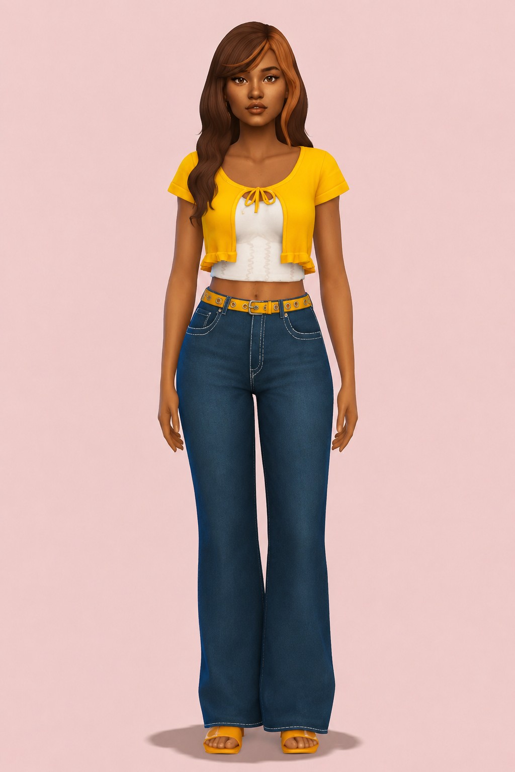 lookbook + nose preset custom content (CC) for Sims 4 by vibrantpixels