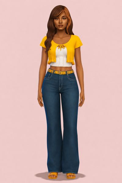 genetics Sims 4 CC — example render