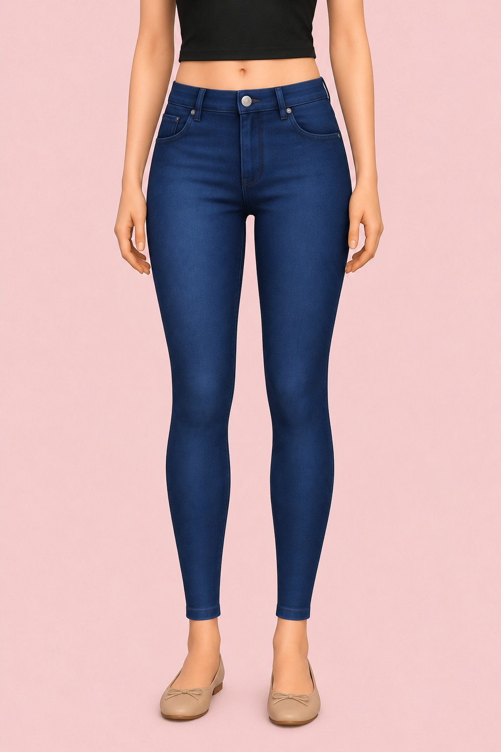 Jeans skinny custom content (CC) for Sims 4 by casteru