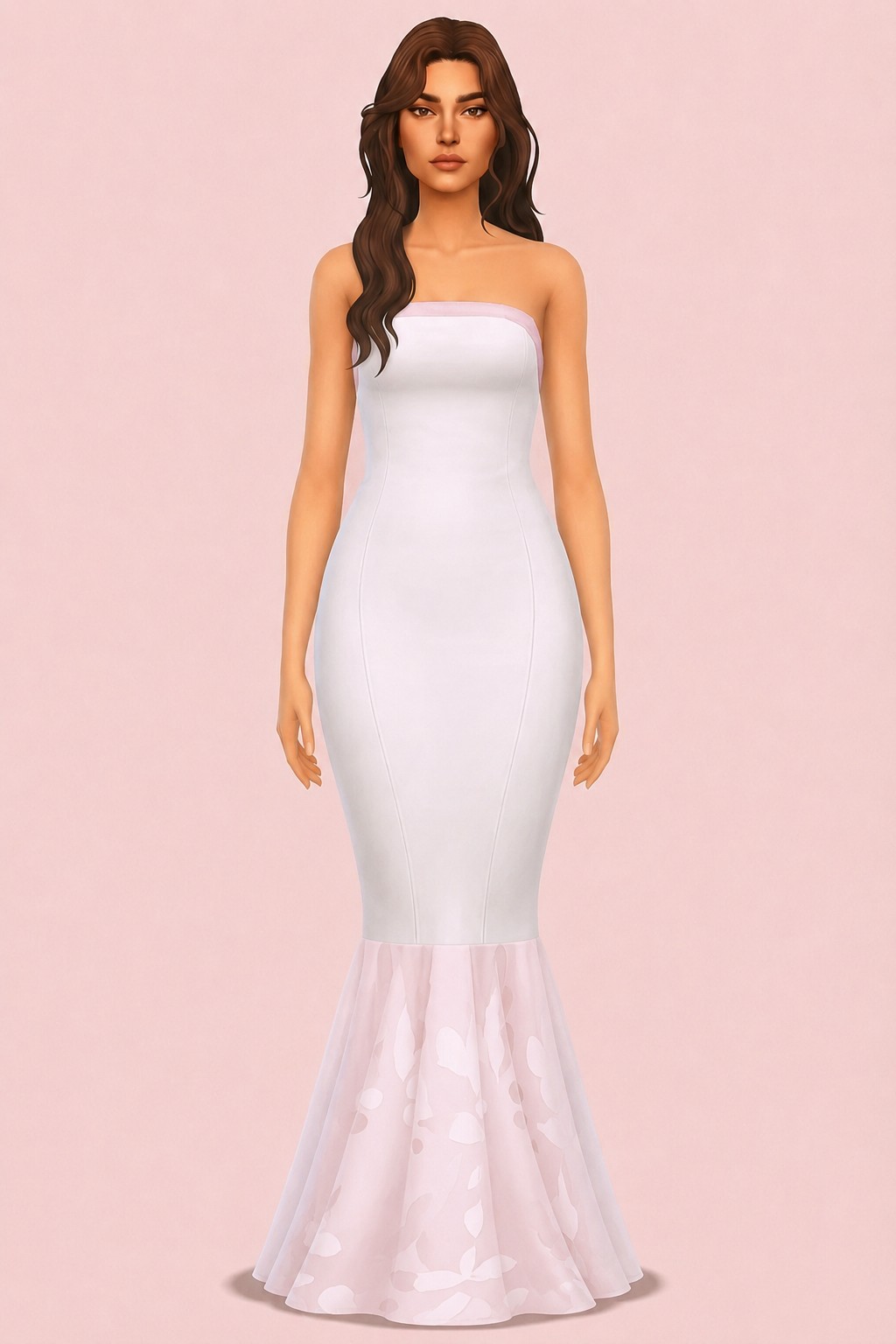 Tri Wedding Dresses custom content (CC) for Sims 4 by zeussim