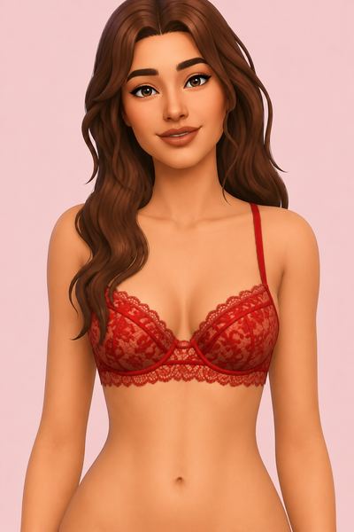 Bras custom content (CC) for Sims 4 by sentate