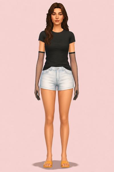 Gloves custom content (CC) for Sims 4 by sentate