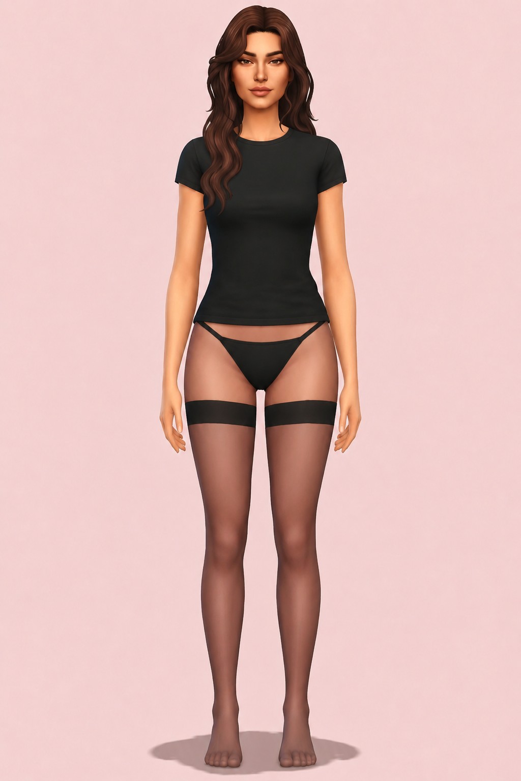 Bas de cuisse custom content (CC) for Sims 4 by sentate