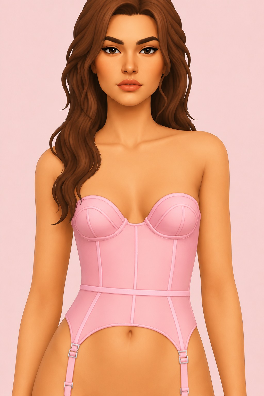 Accessory Bras custom content (CC) for Sims 4 by sentate