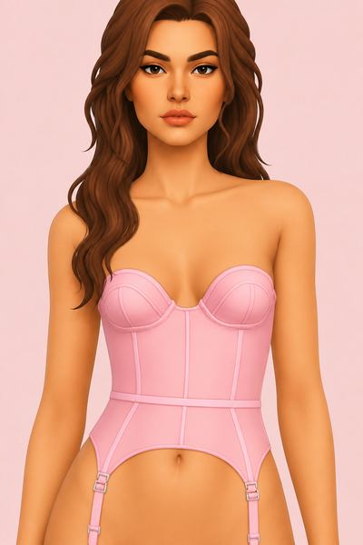 Accessory Bras custom content (CC) for Sims 4 by sentate