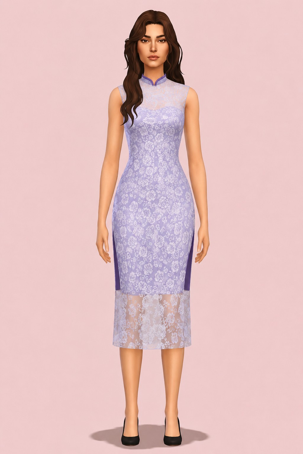Lian Cheongsam custom content (CC) for Sims 4 by oydis