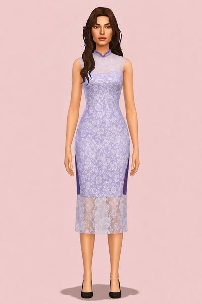 vintage style Sims 4 CC — example render