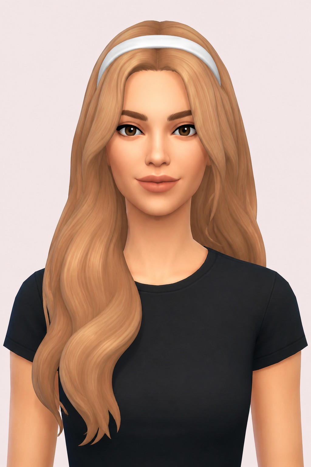 Hairstyle 1 custom content (CC) for Sims 4 by qicc
