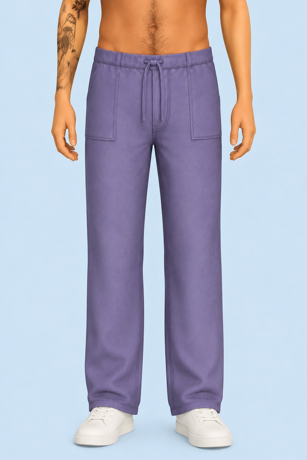 Bayside Pants custom content (CC) for Sims 4 by nucrests