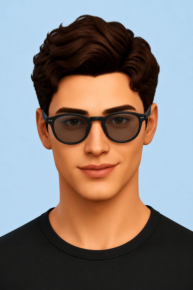 Ocean Front Glasses Overlay