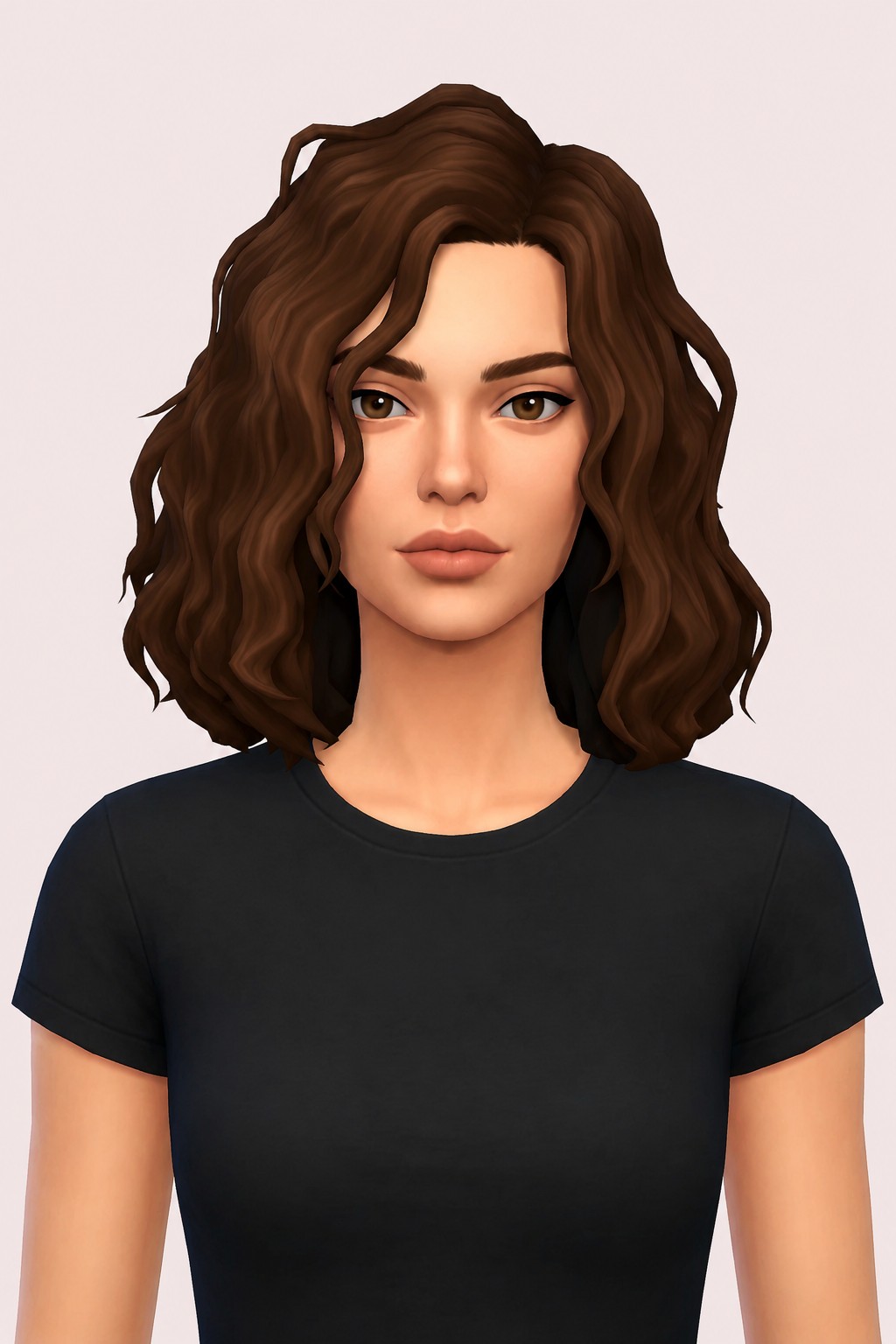 Kyra Hair custom content (CC) for Sims 4 by sunivaa