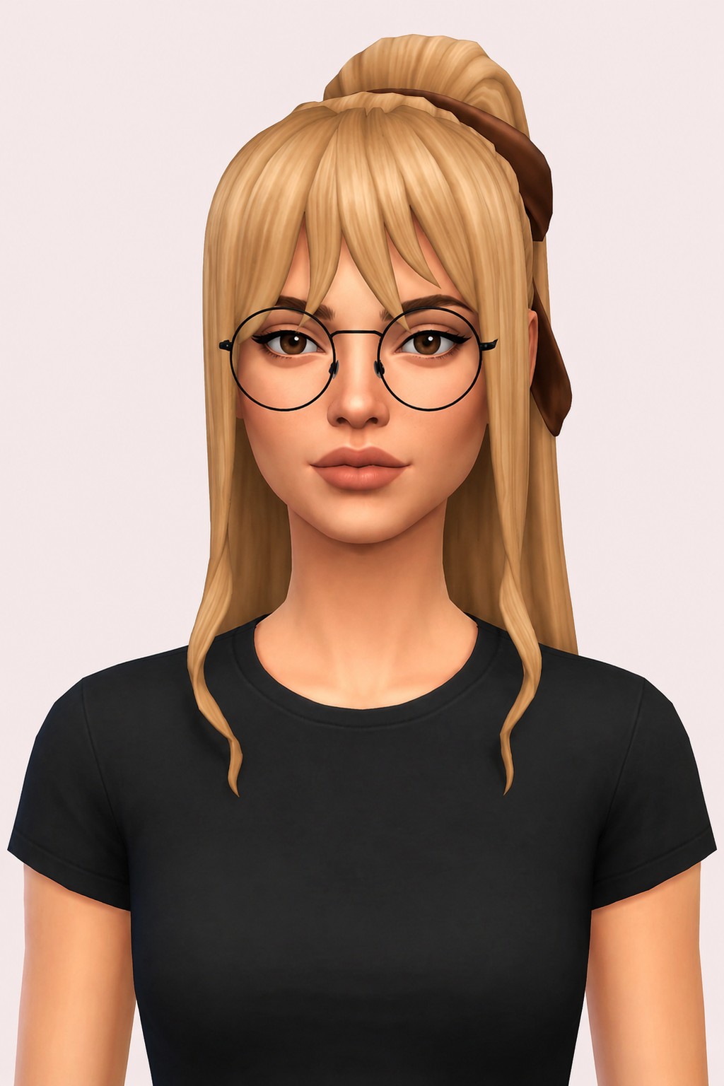 Leona Hair custom content (CC) for Sims 4 by jo_se_oh