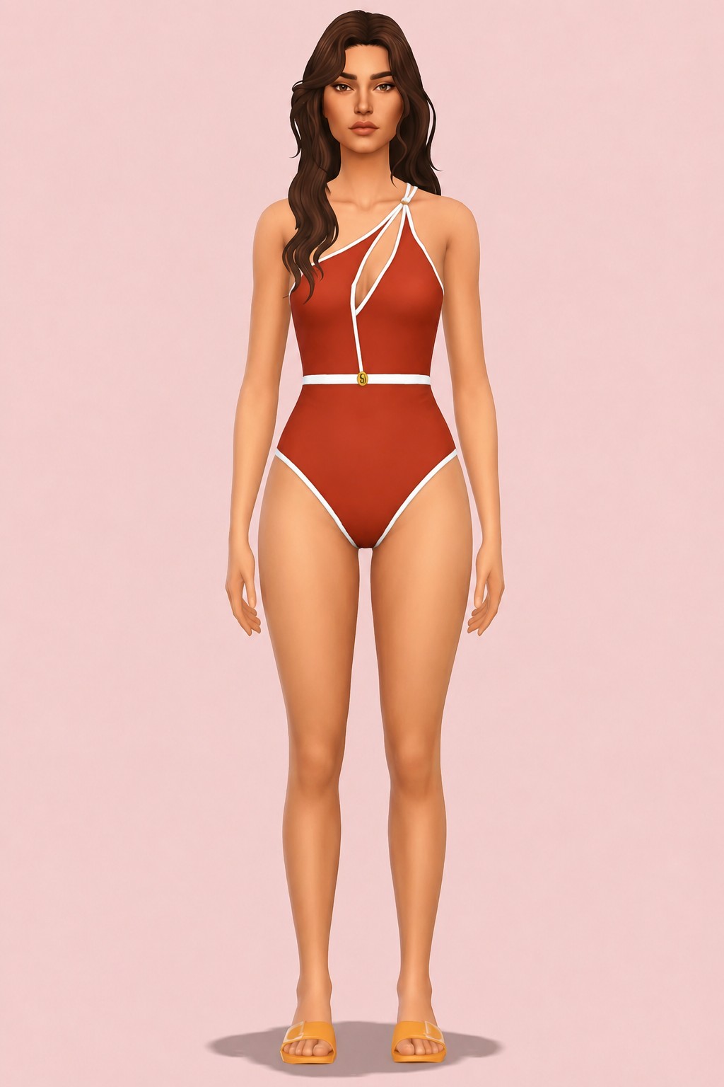 Sora Swimsuit custom content (CC) for Sims 4 by solistair