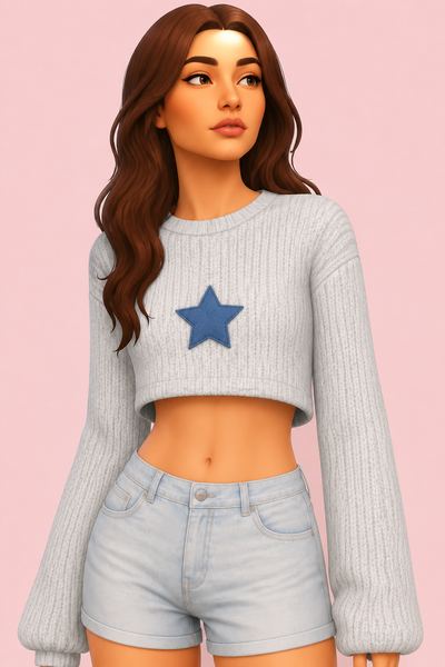 clothing Sims 4 CC — example render