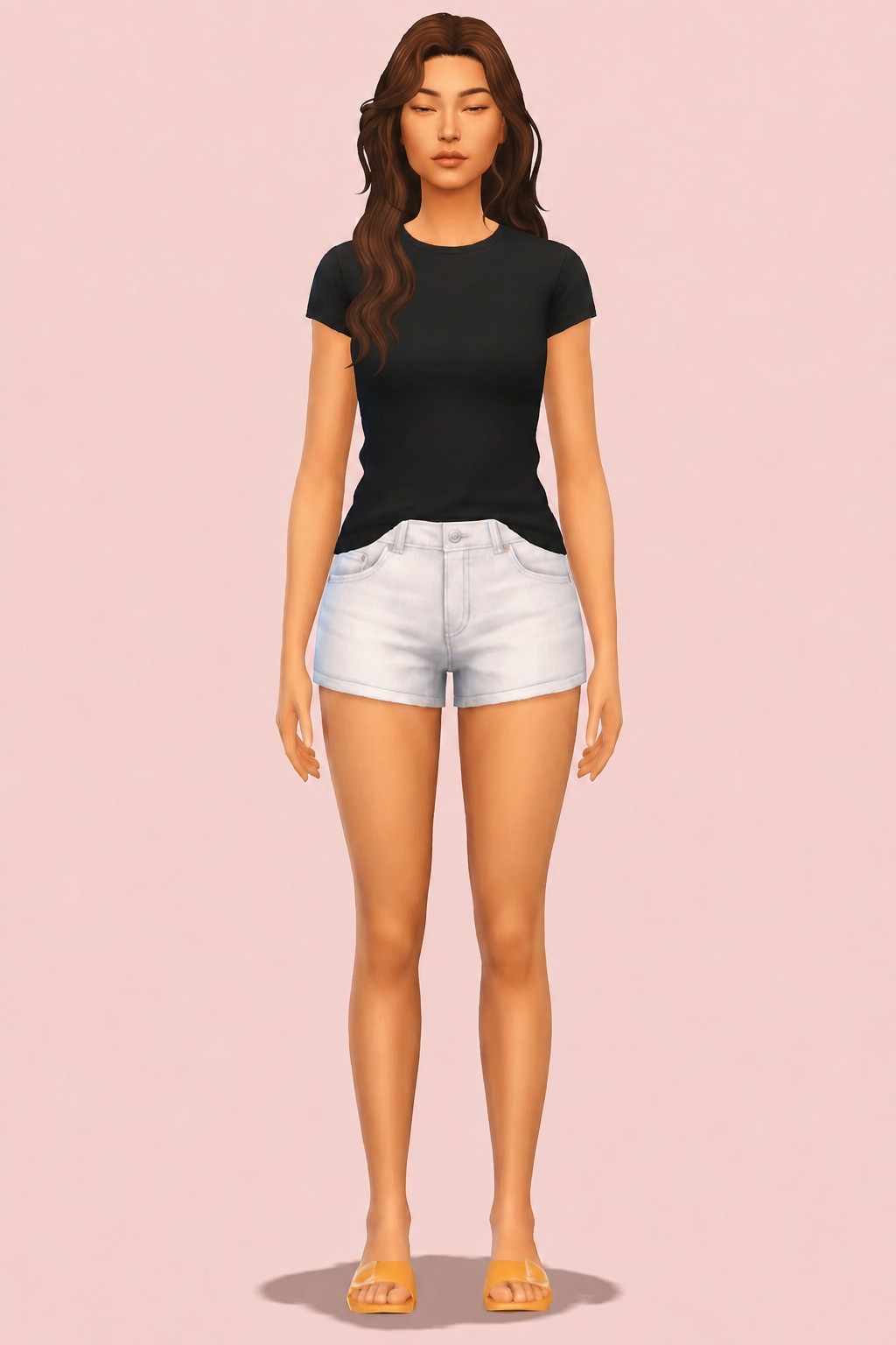 Asian Set Eyelids custom content (CC) for Sims 4 by poyopoyosim