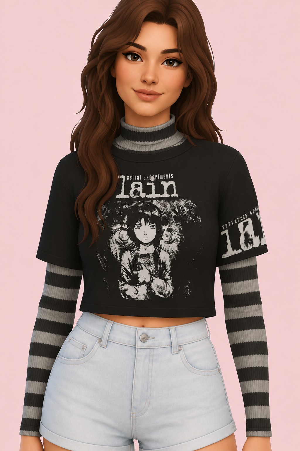 Custom Tshirt custom content (CC) for Sims 4 by babyetears
